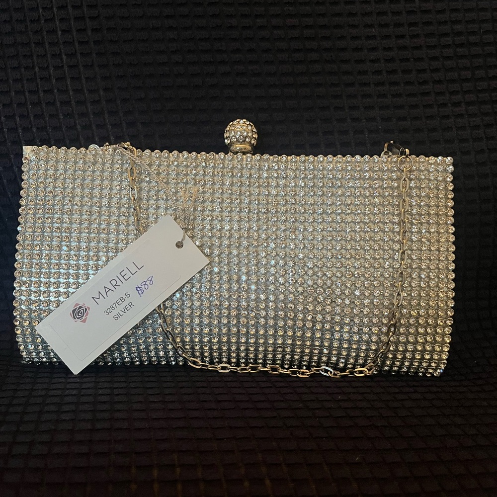Silver Clutch Bag